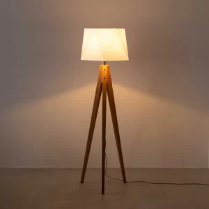 Wooden Floor Lamp