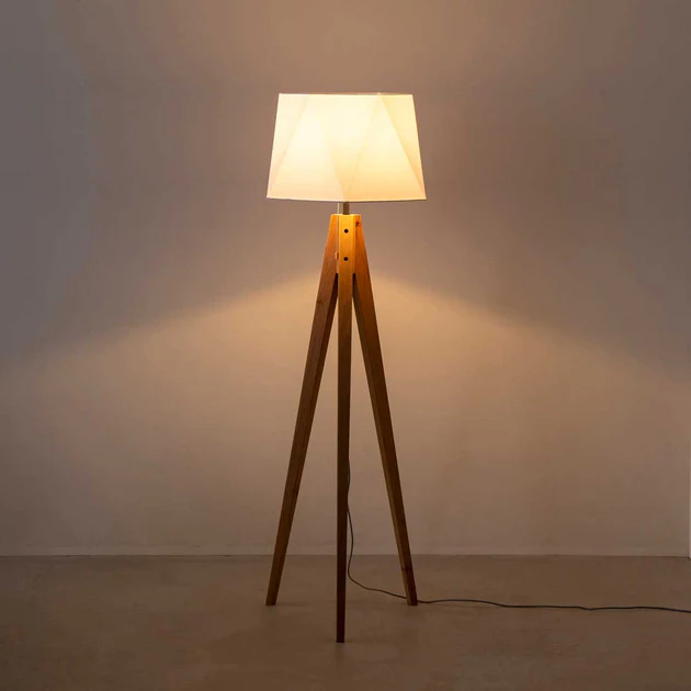 Wooden Floor Lamp